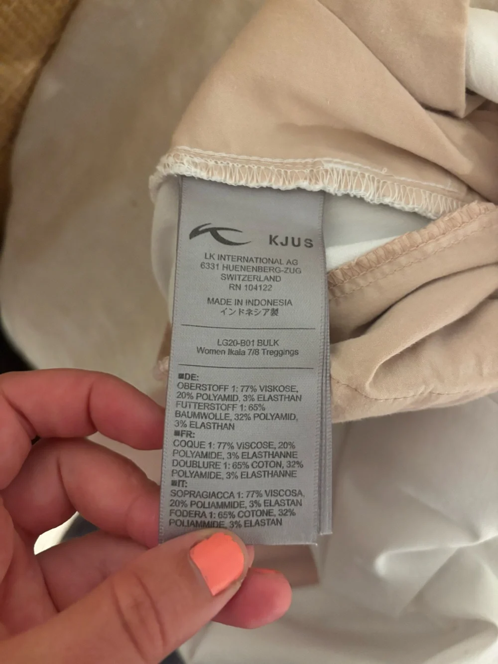 KJUS Women's Ikala 7/8 Treggings Golf Pants Size XS